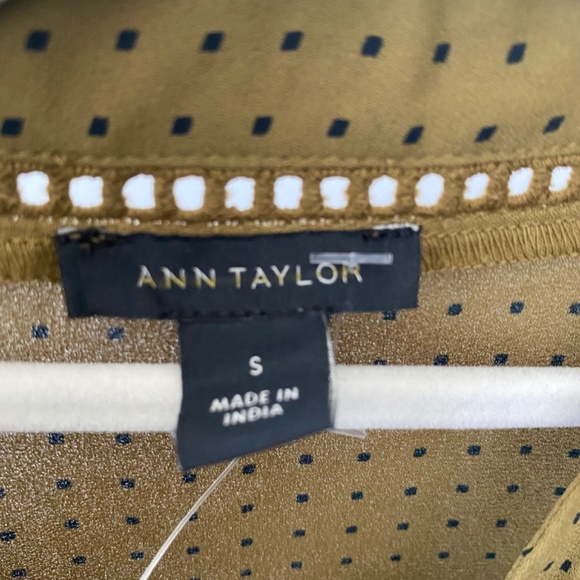 Ann Taylor Polka Dot Sleeveless Blouse - Picture 2 of 3